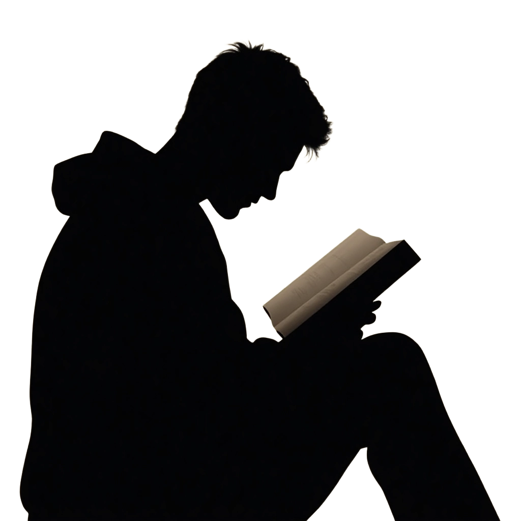 Silhouette of a Reader